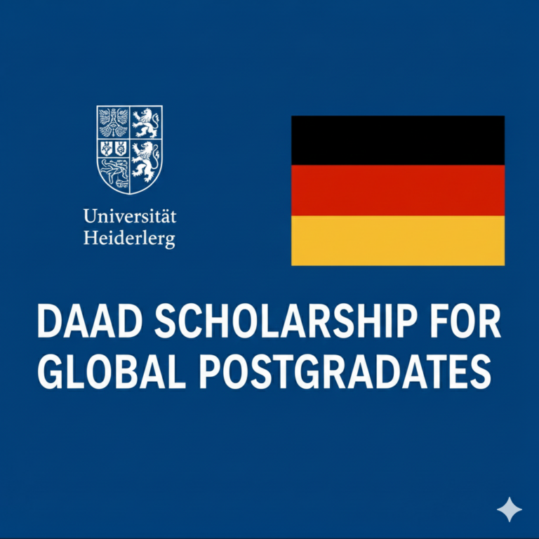 DAAD Scholarship for Global Postgraduates at Heidelberg University Germany