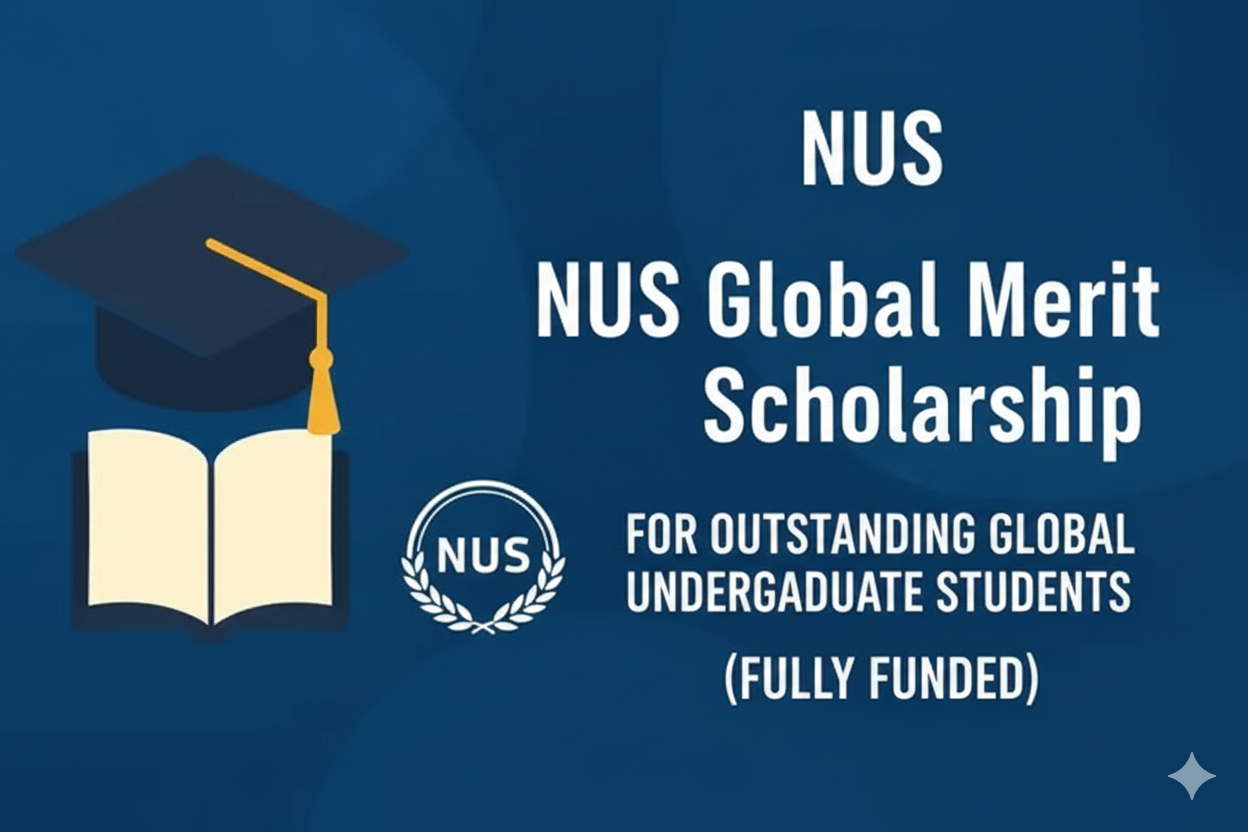 NUS Global Merit Scholarship 2026 – Fully Funded Master’s Study in Singapore at the National University of Singapore