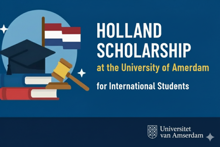 Holland Scholarship at the University of Amsterdam