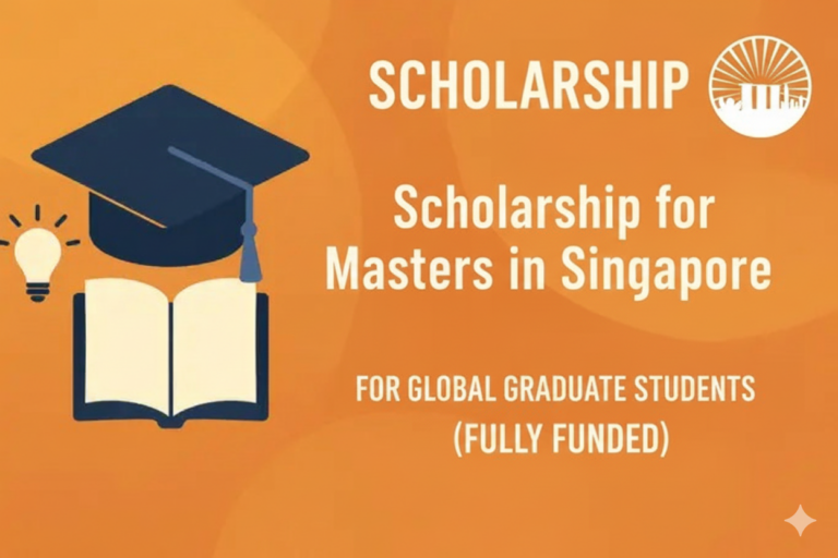 Scholarship for Masters in Singapore 2026 – Fully Funded Opportunities for International Students