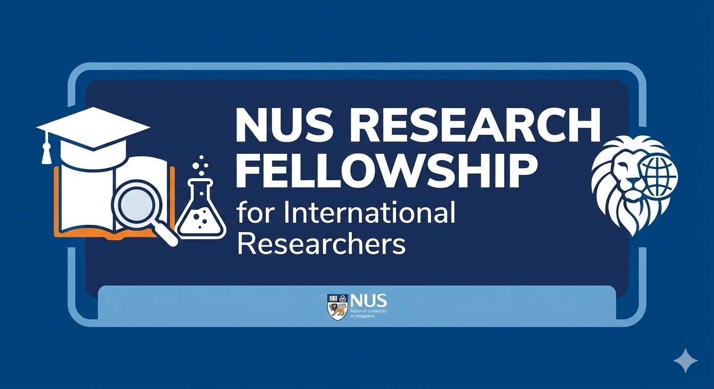 NUS Research Fellowship 2026 – Fully Funded Graduate & Doctoral Study in Singapore