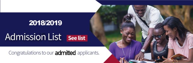 UCC Undergraduate Admission List 2023/2024 - GH Students