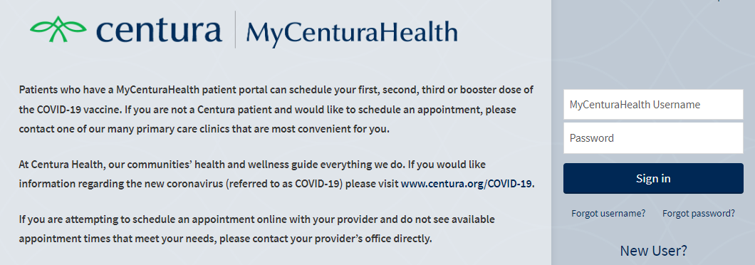 Centura Health Patient Portal – epic.mycenturahealth.org