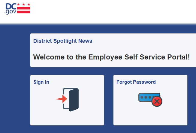 PeopleSoft Employee Self Service Login Ess dc gov