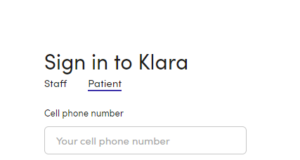 Klara Patient Portal