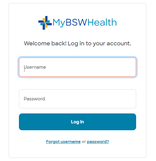 MyBSWHealth Patient Portal (How to Access the Portal)