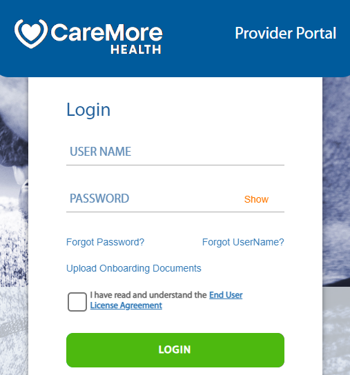 Caremore Provider Portal Login GH Students