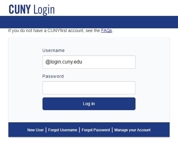 CUNY Blackboard Login The City University Of New York