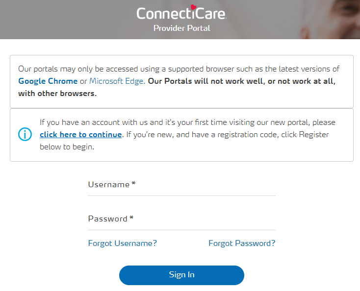 connecticare-provider-portal-provider-connecticare